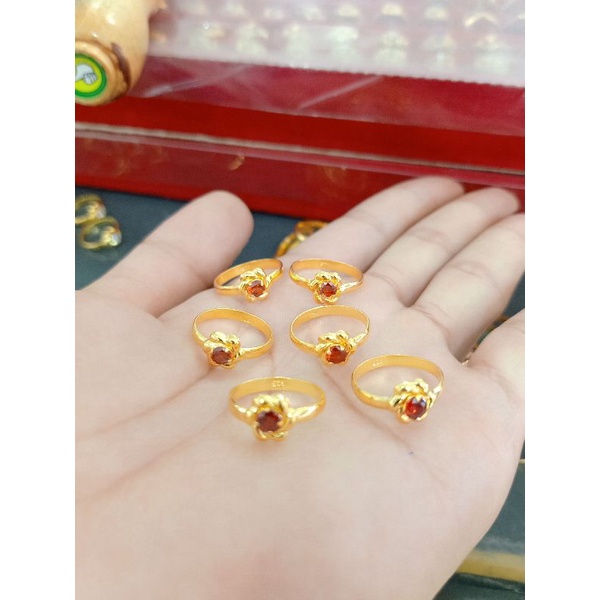 CINCIN ABG DAN DEWASA PERAK 925 LAPIS MAS