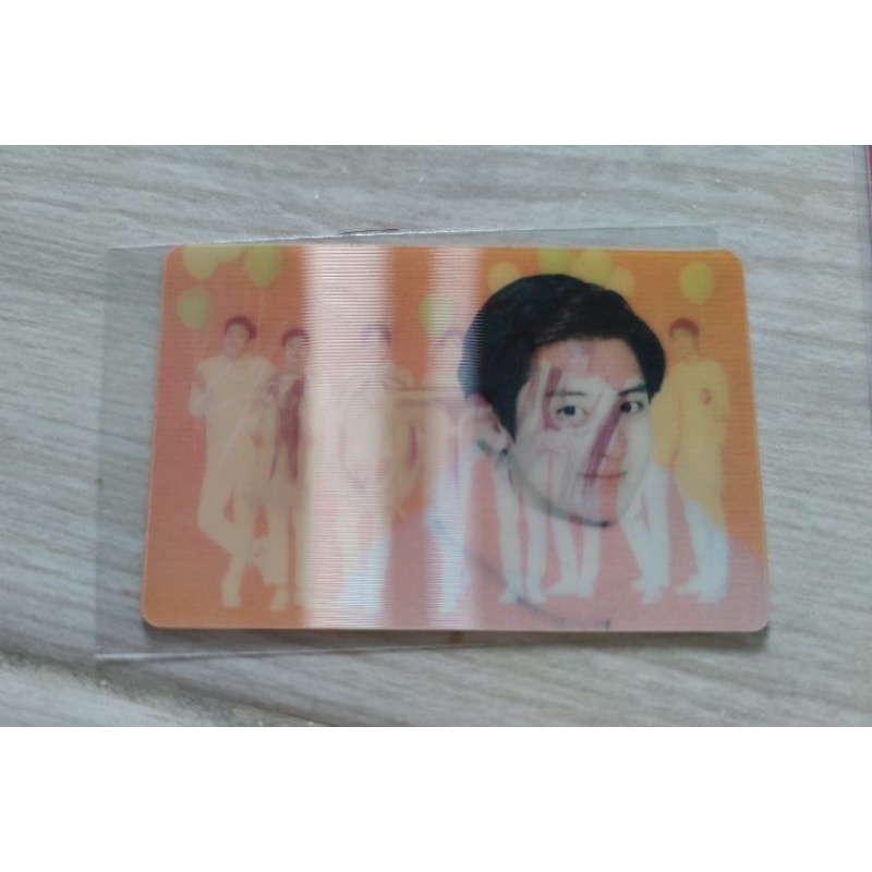 EXO Chanyeol nature republic natrep lenti lenticular orange photocard pc official