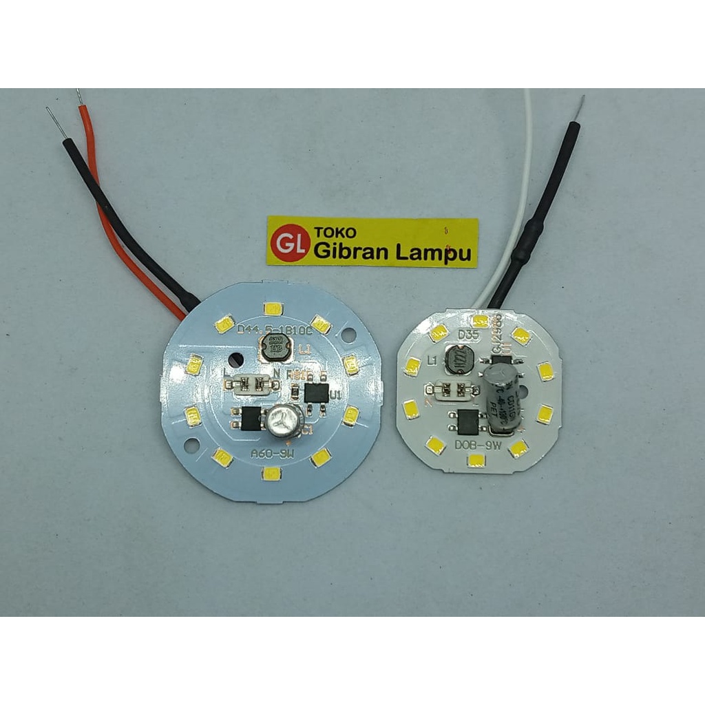 PCB Mata Lampu LED 9w KW1 Tanpa Driver - DOB LED AC 9 Watt Langsung 220V (ACR)