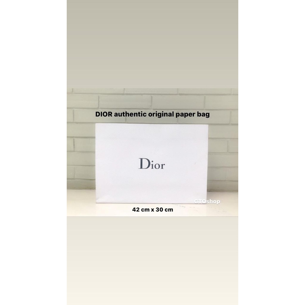 DIOR Authentic Original Paper Bag