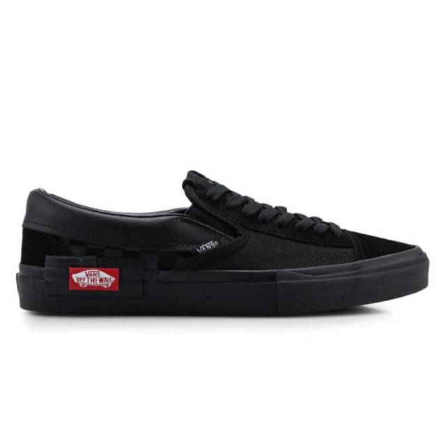 Vans Slip On Cut And Paste Checkerboard Black