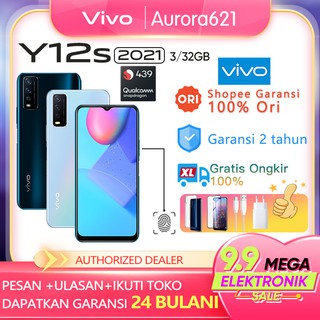 Vivo Y12s 2021 3GB/32GB Garansi Resmi Vivo 1 Tahun