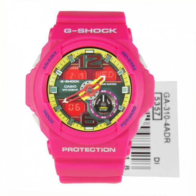 Casio G-Shock Pink GA-310-4ADR
Super Illuminator Analog dan Digital Sport Watch Original