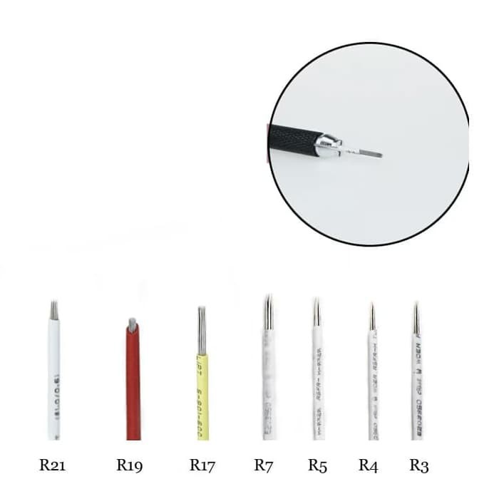 Jarum Sulam Alis Manual Blade 12F/14F /12U /18U/ 17F