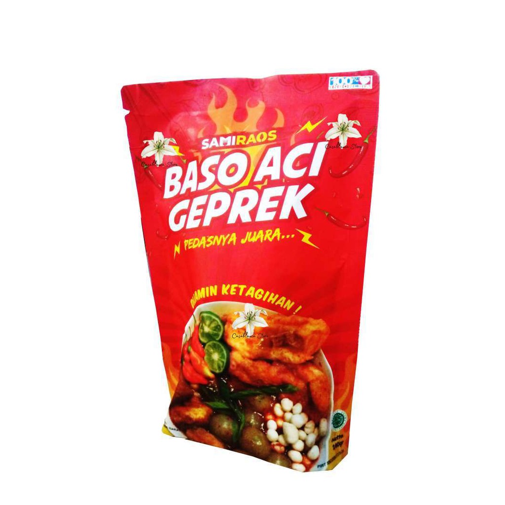 Baso geprek tulang rangu baso aci geprek soun seblak geprek produk samiraos bapper mantap boci emam