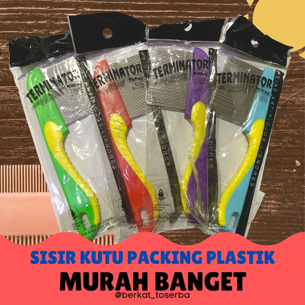 SISIR Kutu Logam / Serit Logam Ketombe Gagang Panjang Harga Grosir