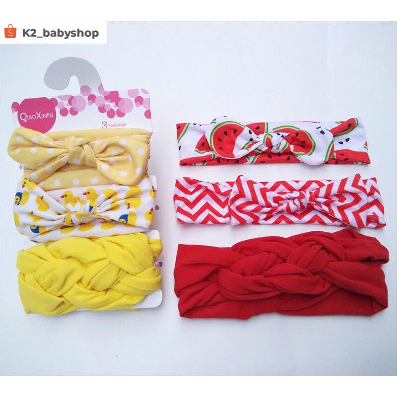 BABY K2 - BANDANA BAYI SET ISI 3 PCS KODE 00068