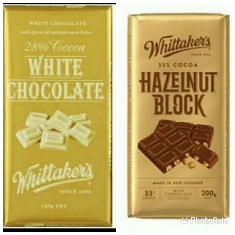 

Whitaker Chocolate Bar 200gr-Chocolate Import