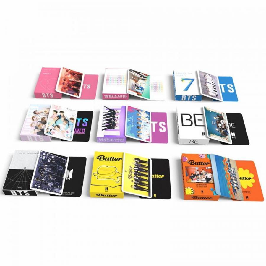 54pcs / Kotak Kartu Lomo Foto HD BTS BE Season