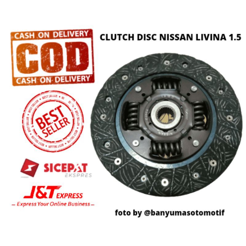 CLUTCH DISC PLAT KOPLING NISSAN LIVINA 1.5 1500CC KAMPAS KOPLING GRAND LIVINA PLAT KOPLING LIVINA