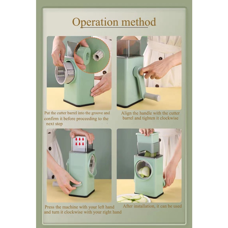 MULTI-FUNCTION VEGETABLE CUTTER STAINLESS STEEL (BINTANG ACC)