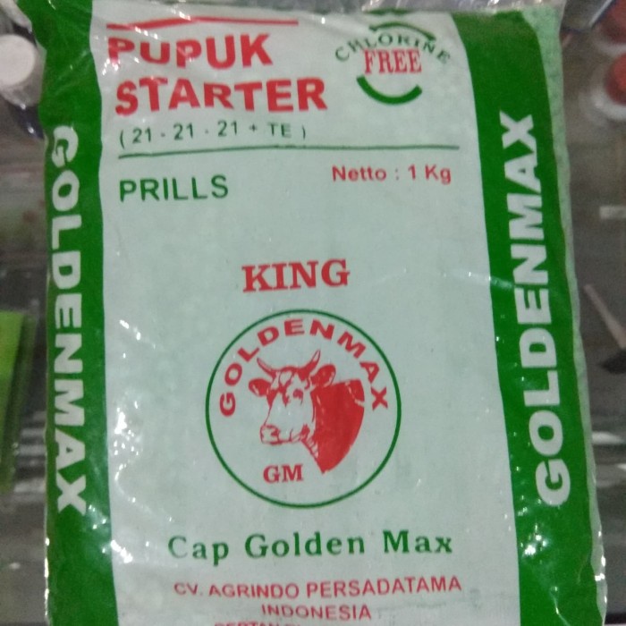 Pupuk NPK Starter Golden Max 21-21-21+PE