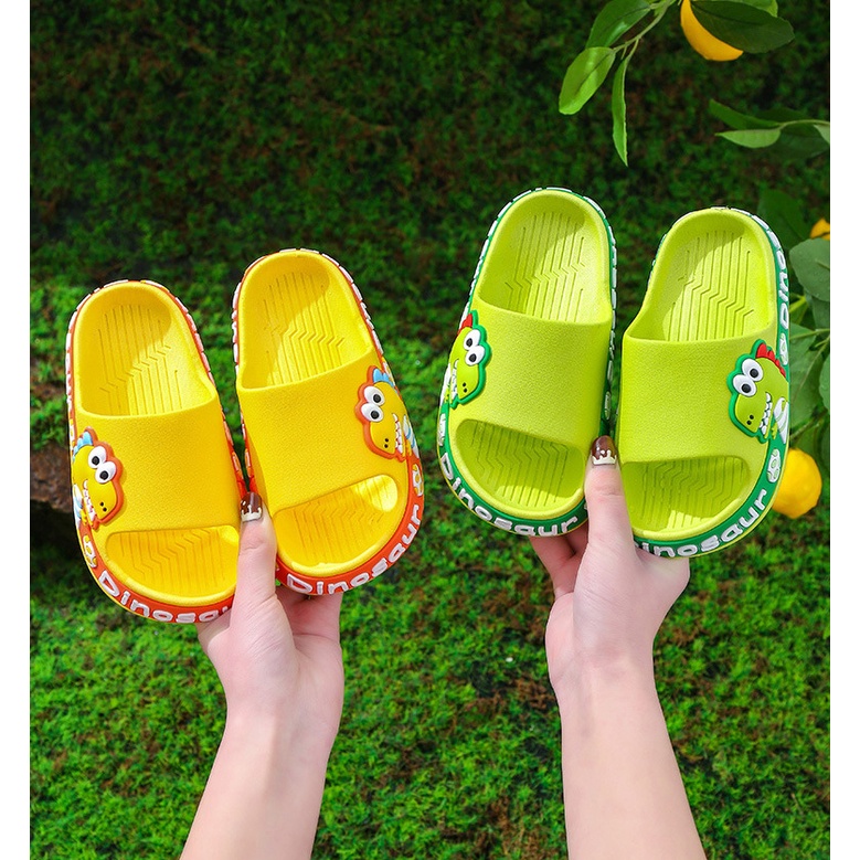 Sandal Anak Laki-laki Perempuan Gambar Dino Egg EVA Anti Slip SA004