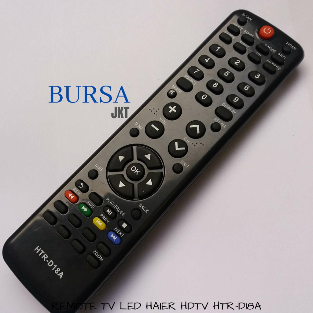 REMOTE TV LCD LED SANYO HAIER D18A REMOT PENGGANTI