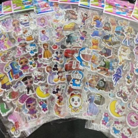 

Baru SRQNL PROMO Sticker anak lucu 3D murah dikirim random 38 Stock Banyak