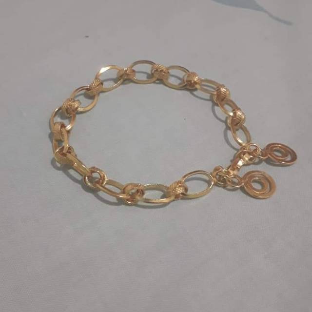 Gelang lapis emas 99%