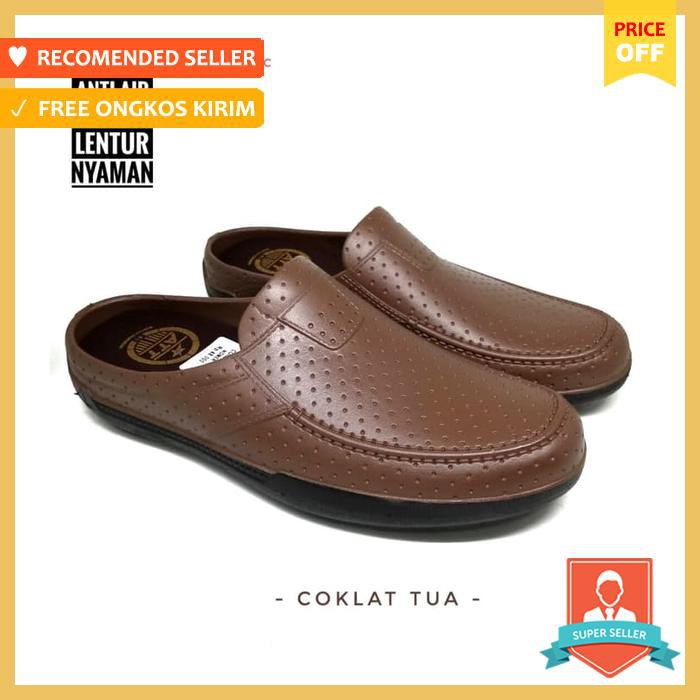 Sandal Pria - Sepatu Sandal Karet Att - Sandal Slop Pria - Original - Sepatu Pria