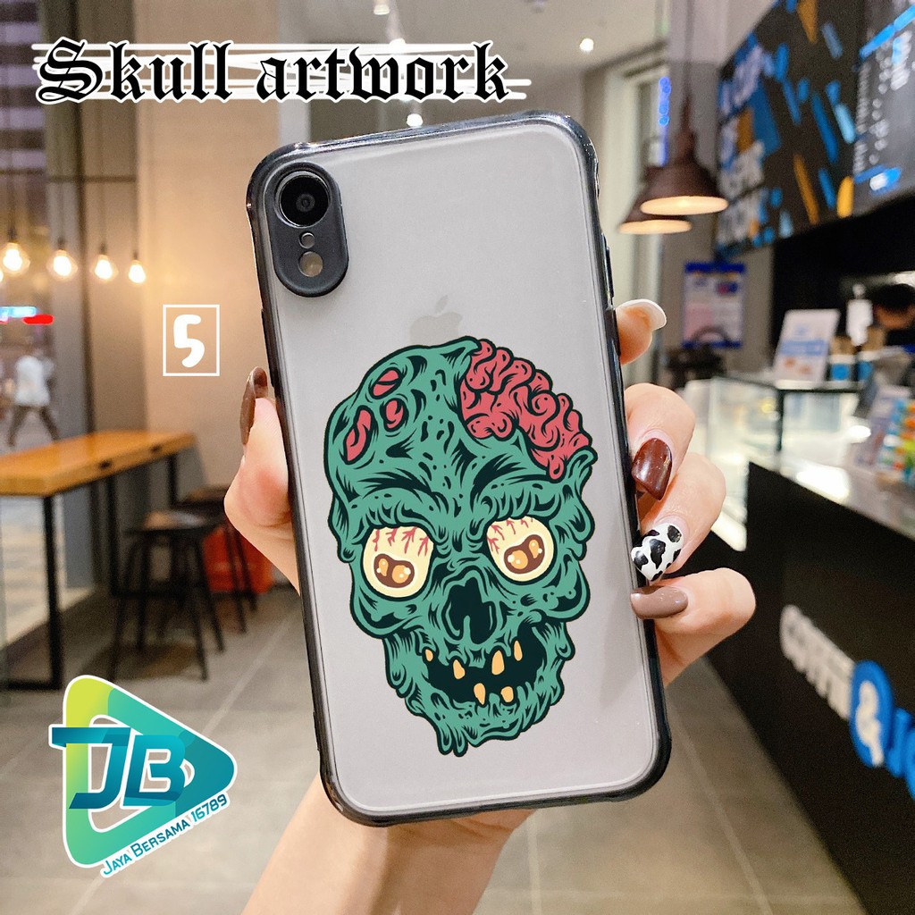 SOFTCASE CHOICE SKULL ARTWORK SAMSUNG J2 GRAND PRIME J4+ J7 A01 CORE A10 A10S A11 M11 JB3943