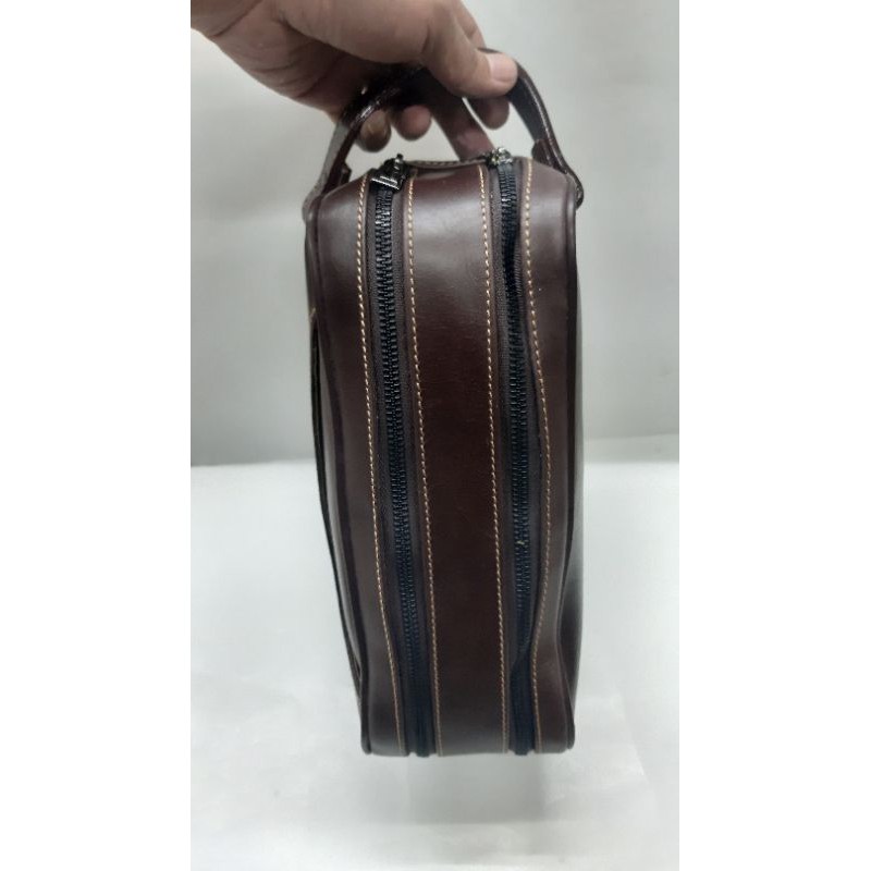 clucth pria kulit pouch bag pria wanita