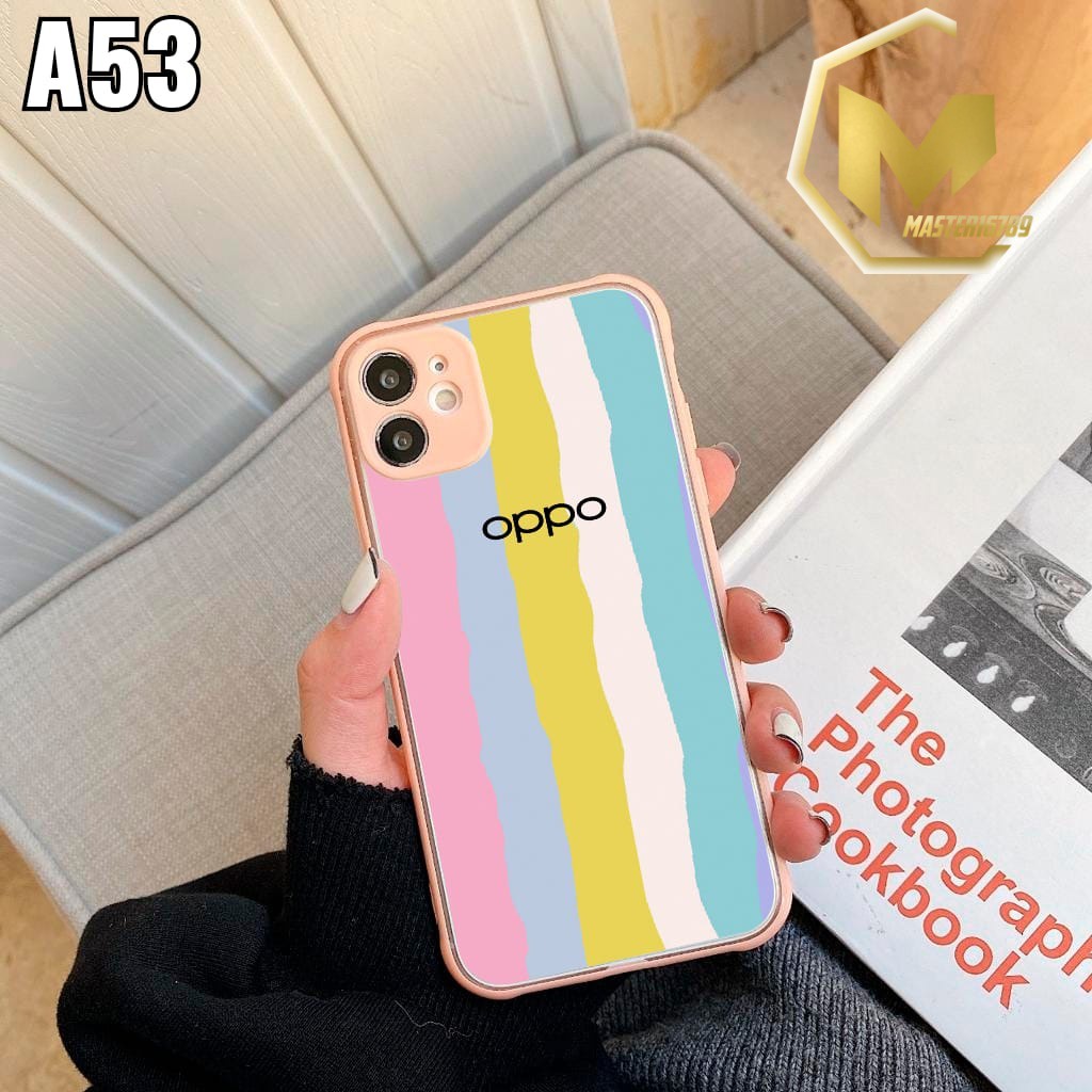 SS046 CASE RAINBOW OPPO A36 A76 9I A9 A5 A15 A15S A52 A92 A53 A33 2020 RENO 4 4F 5F A94 A16 A54 A55 A74 A95 MA782