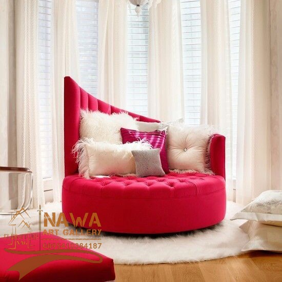 Kursi sofa santai terbaru model bundar sofa kekinian