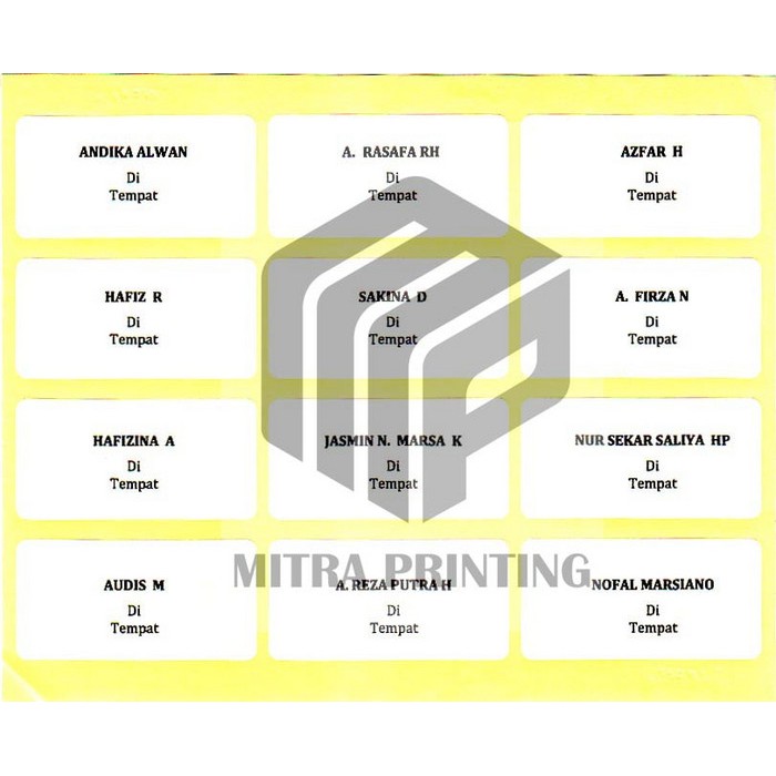 

JASA CETAK PRINT LABEL UNDANGAN 103 PUTIH LABEL UNDANGAN MURAH CUSTOM FONT