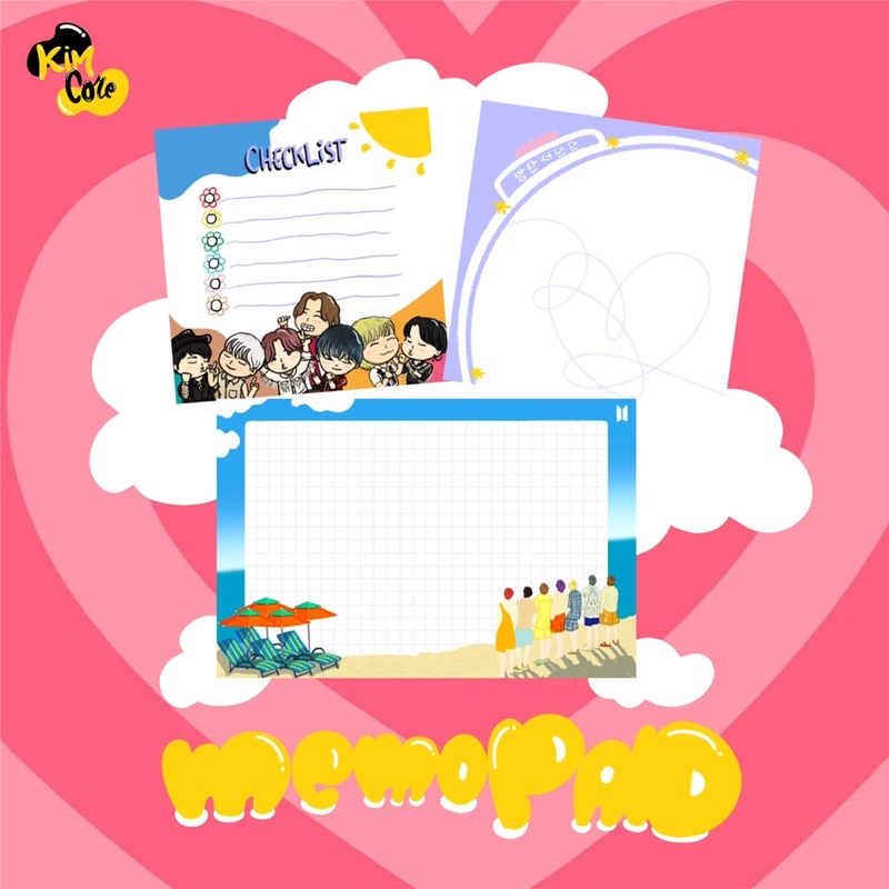 

KimCore Bangtan Memopad