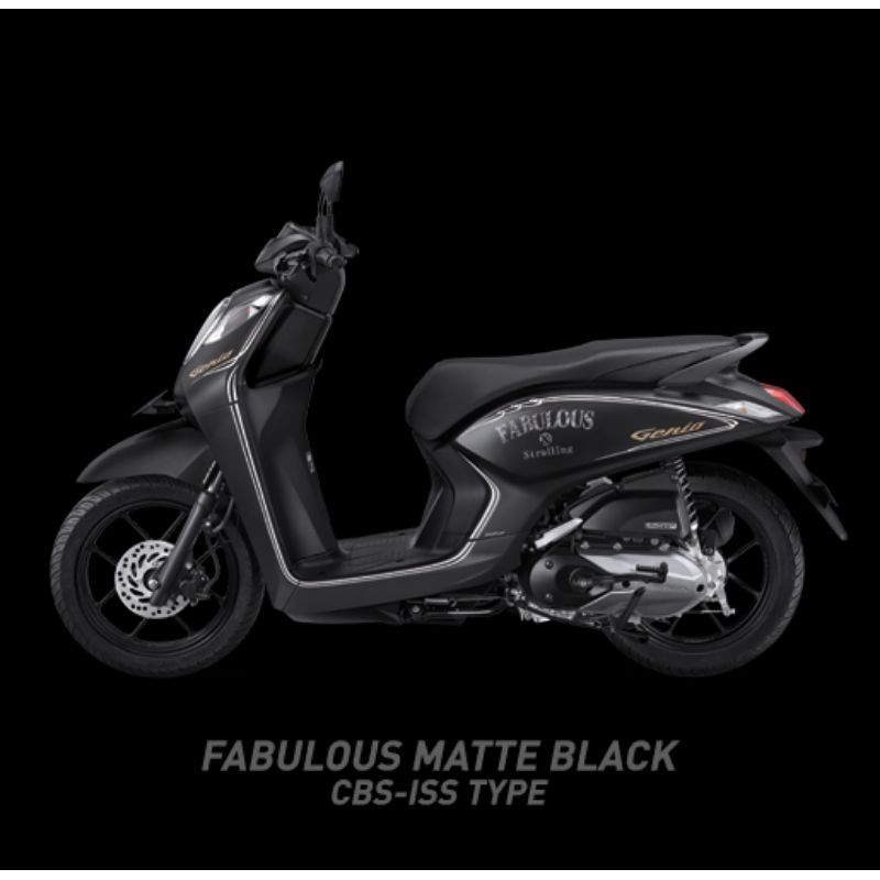 Dek Samping Honda Genio Warna Hitam Doff