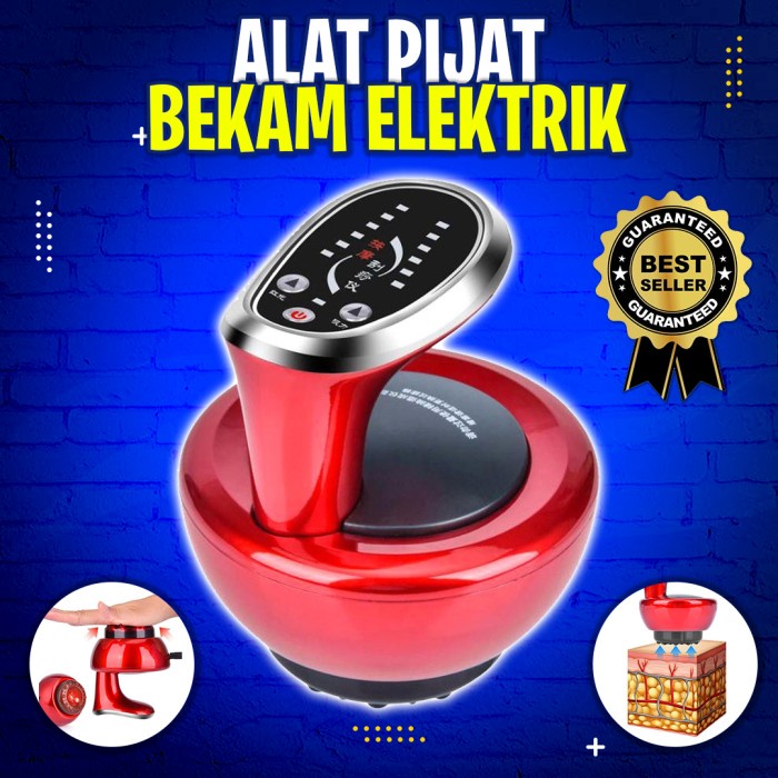 Bekam Elektrik Kerokan Listrik / Alat Pijat Terapi Elektrik / Alat Kerik Elektrik Listrik Hisap Vaku