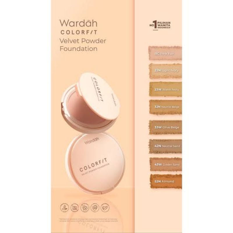 Wardah Colorfit Perfect Glow Cushion SPF 33 PA++