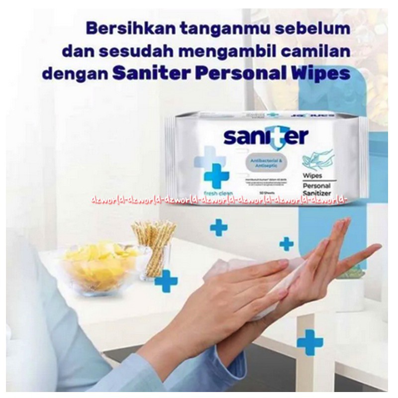 Sanitizer Disinfectant Antibacterial Wipes 40pcs All Surface Tissue Basah Anti Bakteri Tissu Sanitiser Saniter