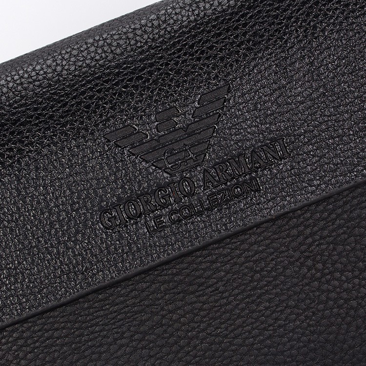 GA Long Wallet Clutch Dompet Panjang Pria Fashion PU Leather Wallet