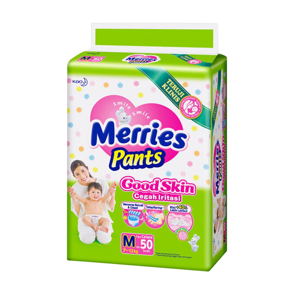 Merries Good Skin M50 - Merries Popok Celana M 50