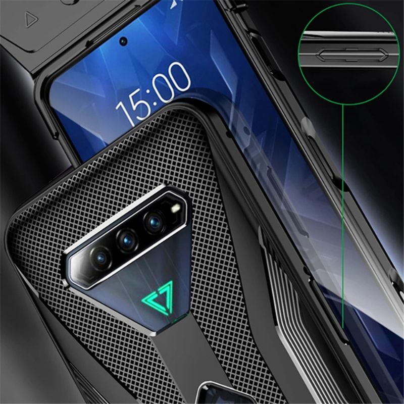 Case Xiaomi Black Shark 4 & Shark4 Pro Carbon Rugged Armor Silikon Cover Casing Sarung Hp