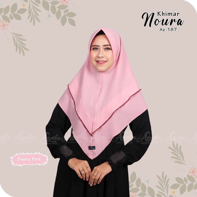 Ready stock khimar Noura by Azamka