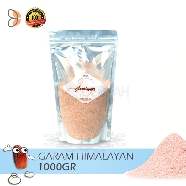 

GARAM ORIGINAL GARAM HIMALAYAN / GARAM HIMALAYAN 1KG PINK SALT PREMIUM HIMALAYAN SAFIYA HERBAL