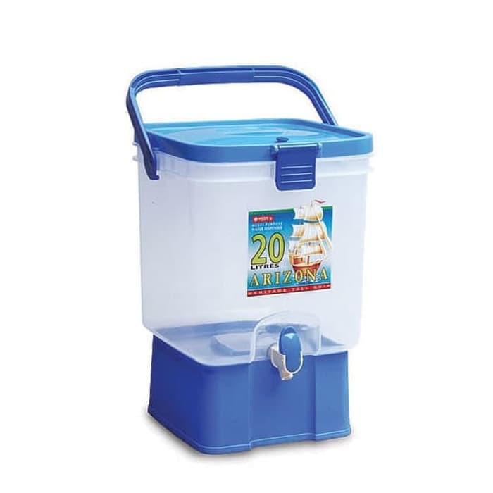 (Jne Jtr) Arizona Drink Jar 20 Liter Lion Star / Tempat Air Minum / Aquarium Es / Ember Air + Kran