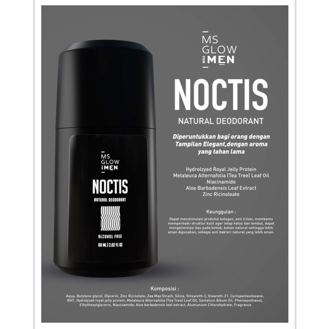 MS GLOW FOR MEN DEODORANT - PEWANGI KETIAK BPOM