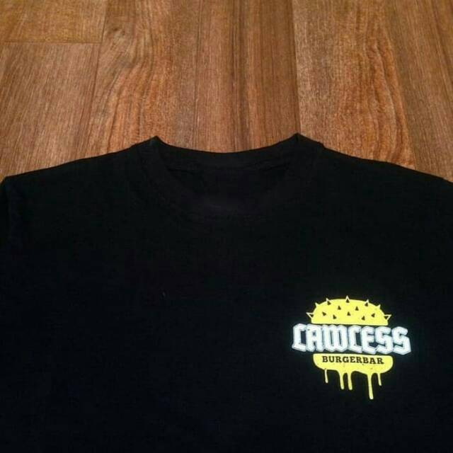 Tshirt kaos LAWLESS burgerbar