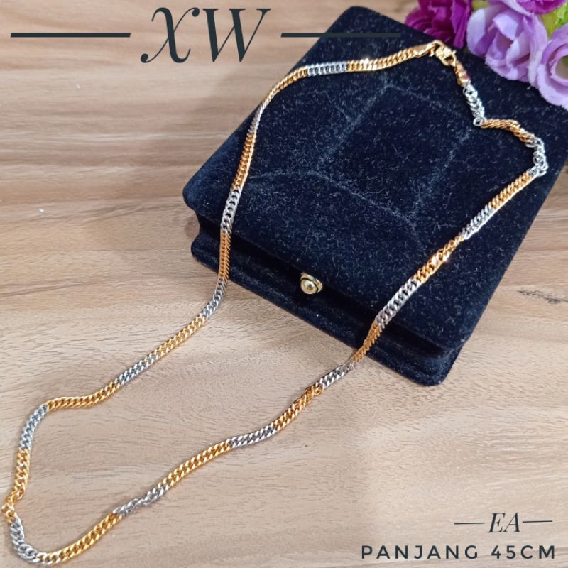 Kalung rantai mix 45cm XW24122003