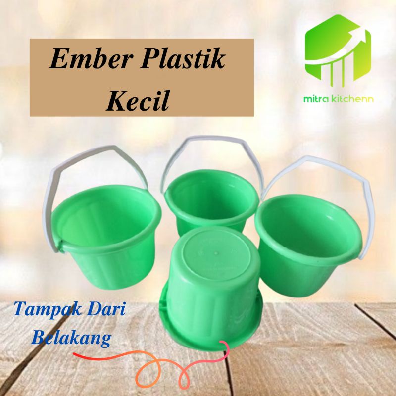 Ember Plastik Kecil/Ember Wadah Sabun Mandi Ember Mini New Cornelius