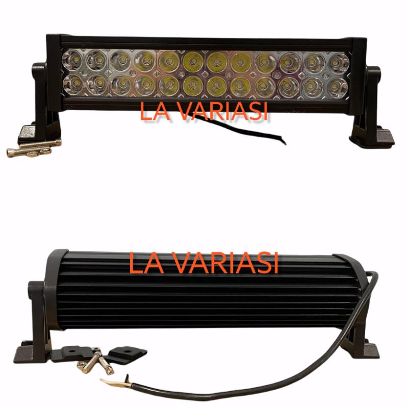 Lampu Tembak Sorot LED Bar Light Depan mobil 24led