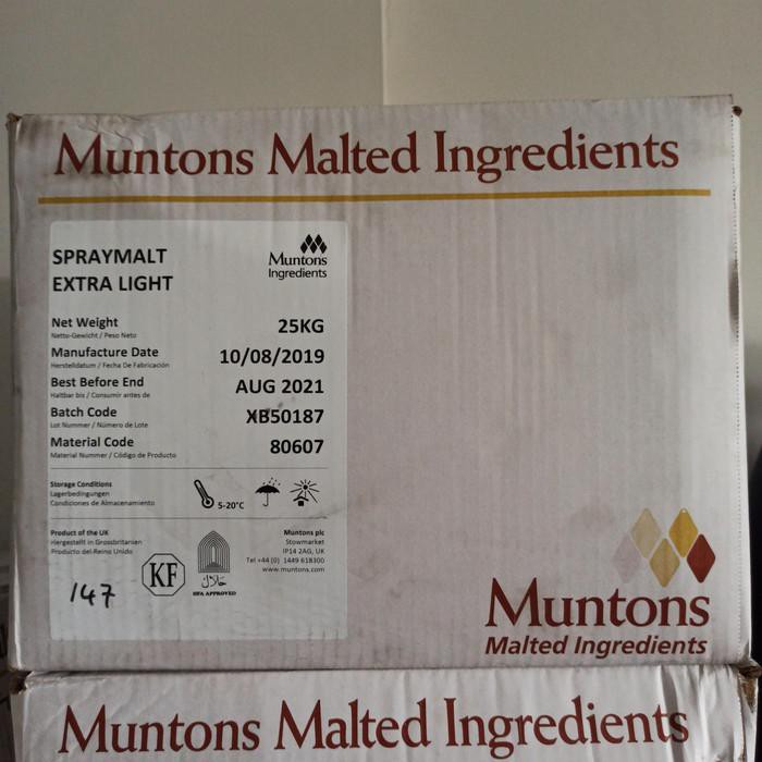 

MUNTONS SPRAYMALT EXTRA LIGHT DRY MALT EXTRACT / EKSTRAK MALT 1000GR