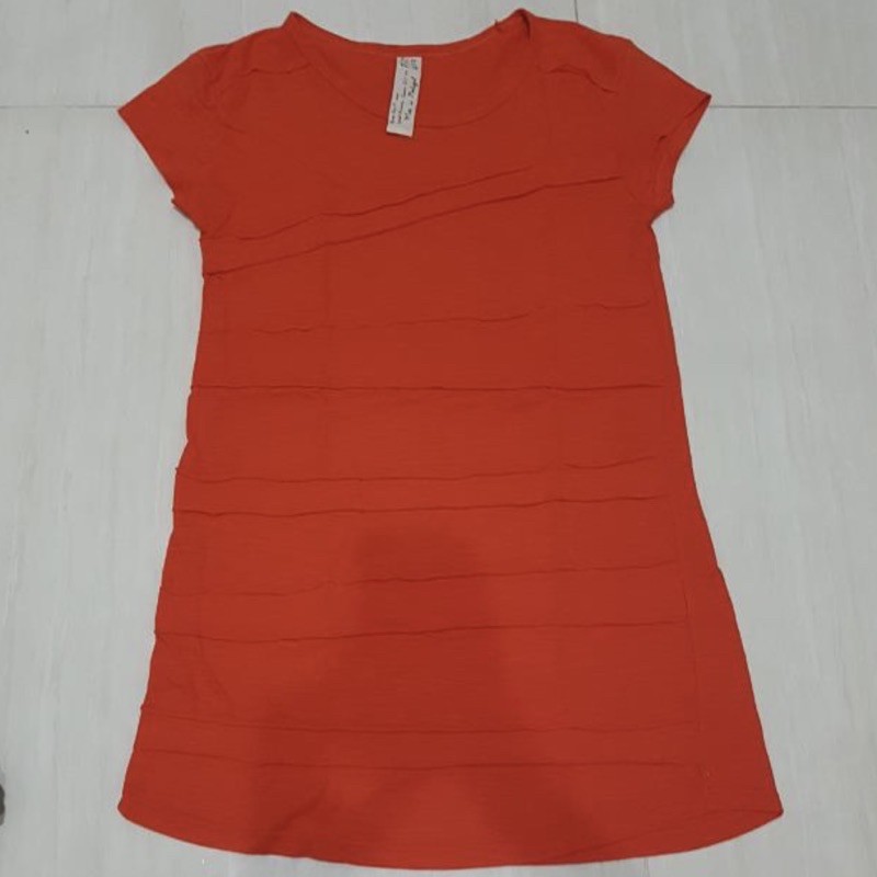 zara trf dress orange
