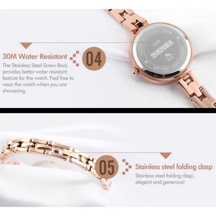 IDN - SKMEI Jam Tangan Elegan Wanita - 1225C