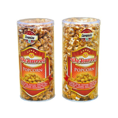 

Popcorn Jagung Caramel Dekarrel Kemasan Tabung 180GR Halal MUI