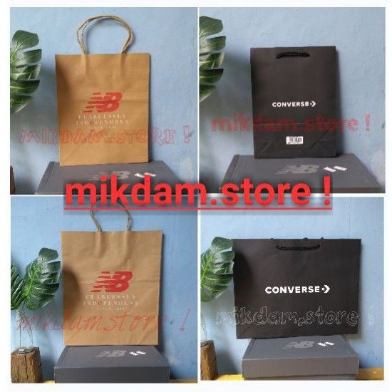 Paperbag Paper bag Branded Original Converse adidas N1ke new Balance Planet Sports
