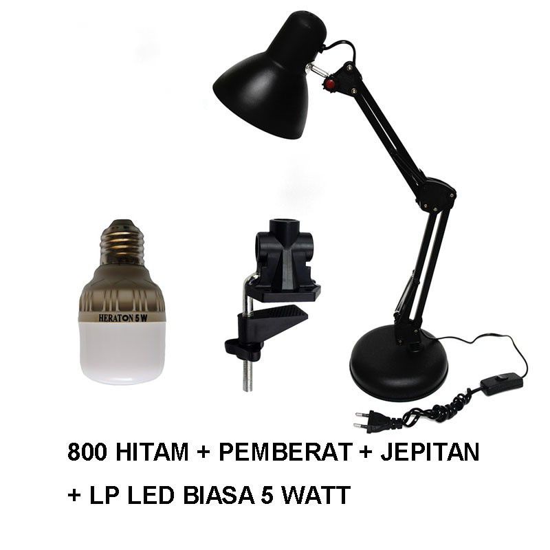 LAMPU MEJA BELAJAR ARSITEK / LAMPU BACA JM-800 JIAMEI