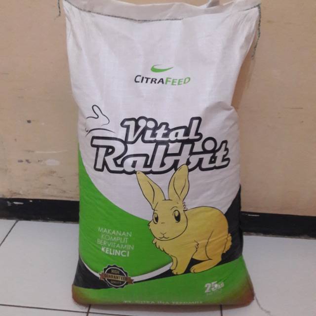 kjg pelet kelinci vital rabbit
