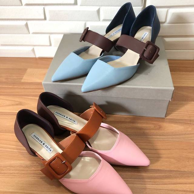 Heels | Sepatu Pink | Sepatu Biru | Sepatu Mary Janes | Cks216